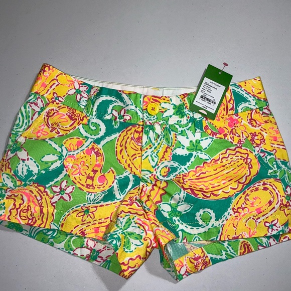 Lilly Pulitzer NWT 🦄 Walsh Shorts Pop Goes the Lemur Size 00 - Picture 7 of 12